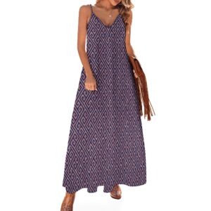 Kachin Design Sling Ankle Long Dress